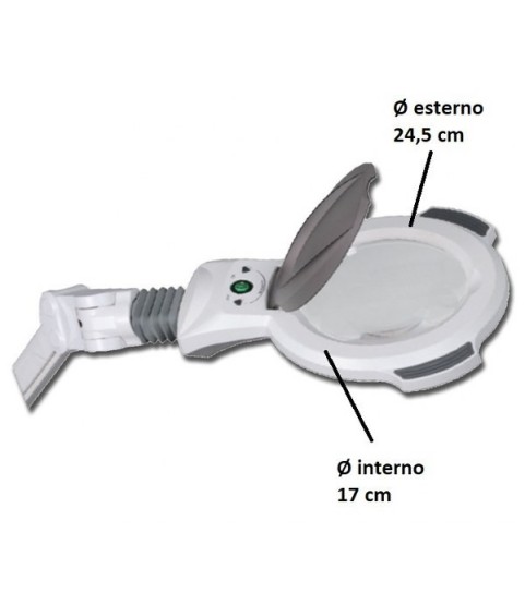 Lampada con lente Dermaled