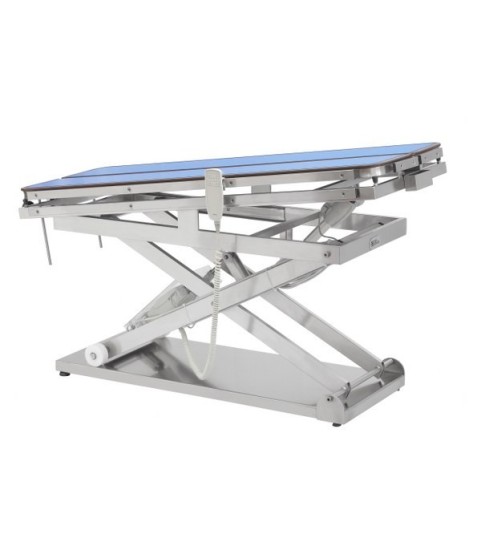 Tavolo Operatorio Elettrico a Batteria con ruote e Piano a libro