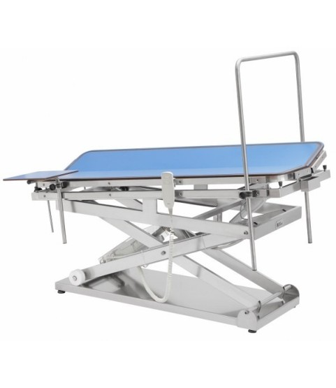 Tavolo Operatorio Elettrico a Batteria con ruote e Piano a libro