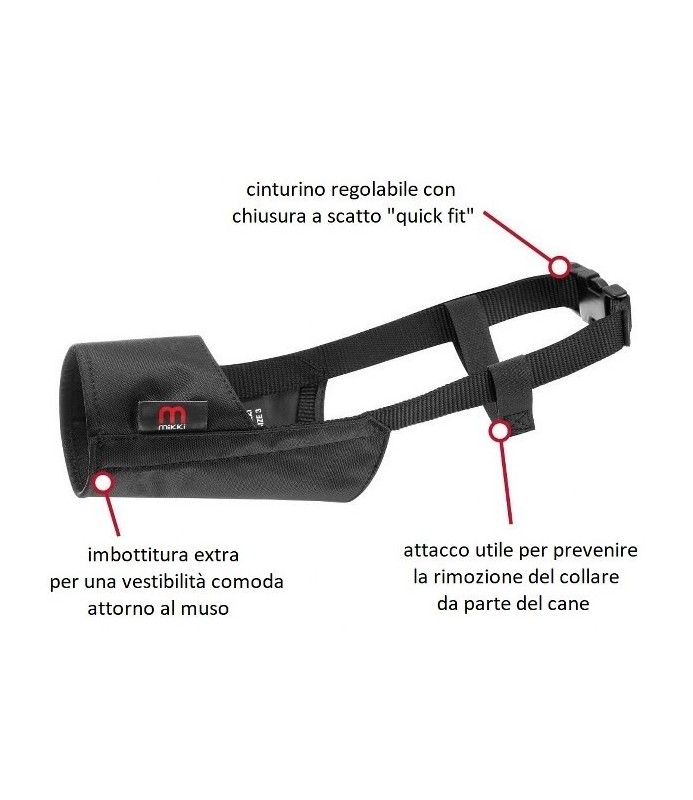 MUSERUOLA CANI NYLON N.0