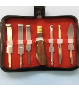 CURASNETTA KIT  6 LAME E MANICO