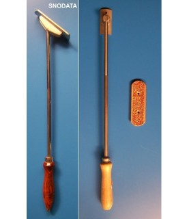 RASPADENTI EQUINI SNODATA C/LIMA INOX