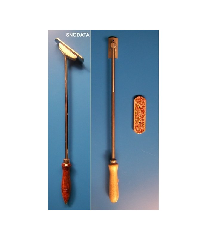 RASPADENTI EQUINI SNODATA C/LIMA INOX