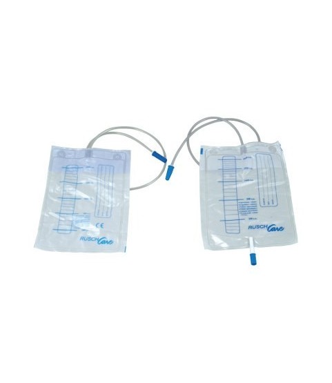 SACCA URINA LT.2 TUBO 90 CM FZ S/SCARICO