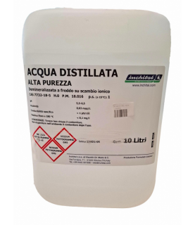 Acqua distillata alta purezza