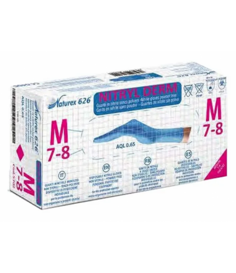 Guanti in nitrile senza polvere