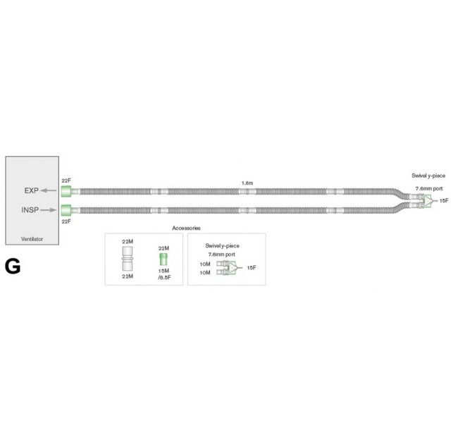 CIRCUITO MAPLESON F COASS.MT.1,8--0,5 L