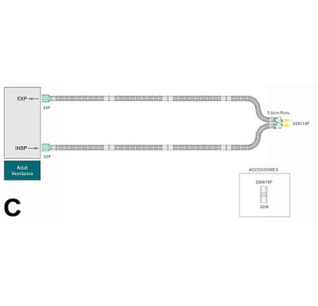 CIRCUITO MAPLESON F COASS.MT.1,8--0,5 L